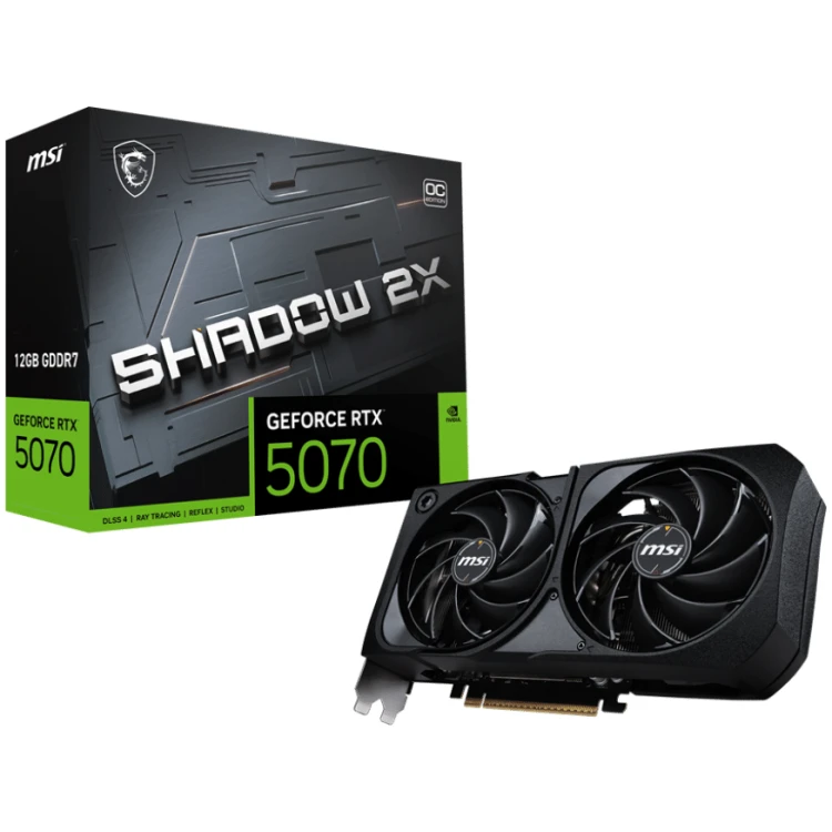 MSI GeForce RTX 5070 12G SHADOW 2X OC Graphics Card
