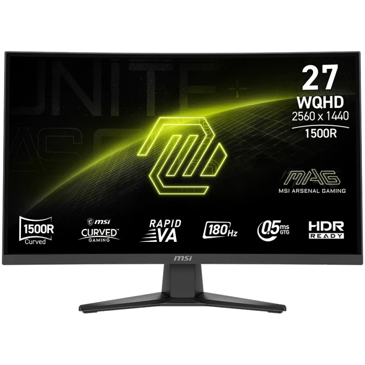 27" Curved Monitor MSI MAG 275CQF E18 180Hz 1ms VA 2560x1440 QHD