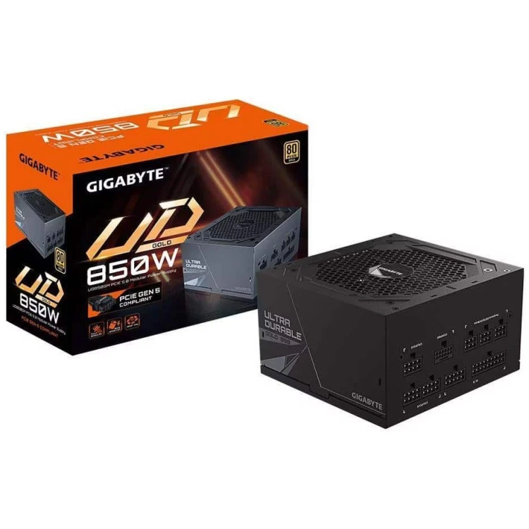 Gigabyte UD850GM 850W (16-pin RTX4000) 80+ Gold Power Supply, Modular