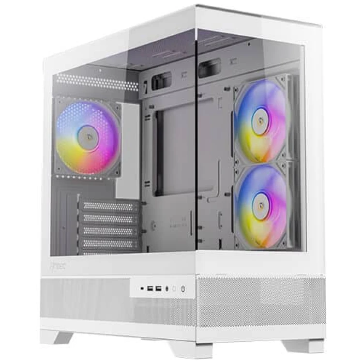 Antec CX500M ARGB mATX Case 3x120mm ARGB Fans (White)