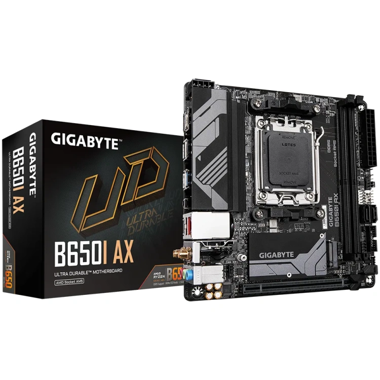 Gigabyte B650I AX WiFi DDR5 ITX Motherboard (2 DIMM)
