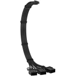Sleeved Extension Cable 16-pin 12VHPWR to 3x8-pin PCIe (Black)
