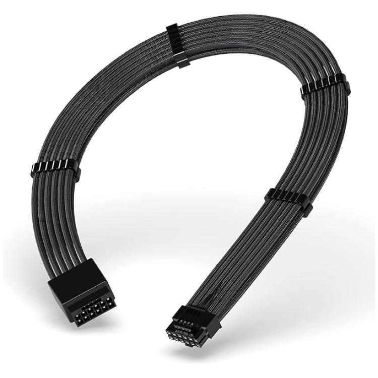 Sleeved Extension Cable 16-pin 12VHPWR PCIe (Black)