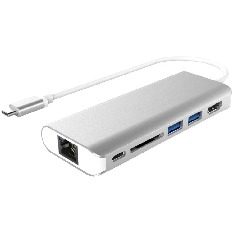 Astrotek USB-C Dock with HDMI/USB3/Card reader/Ethernet