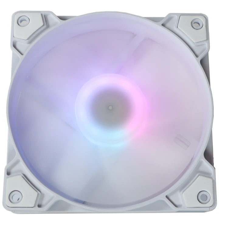 Crox 120mm Case Fan 6-pin ARGB Controller Based (White)