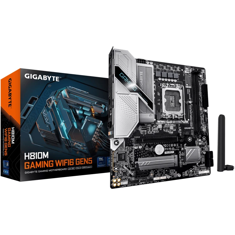 Gigabyte H810M Gaming WIFI6 Gen5 DDR5 mATX Motherboard (2 DIMM)