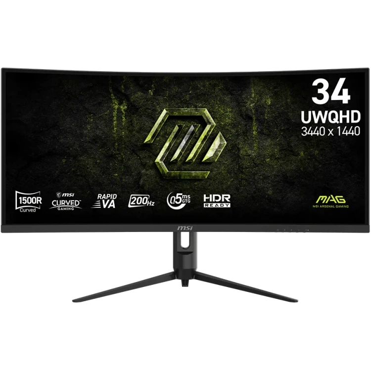 34" Curved Monitor MSI MAG 342CQRF-E20 200Hz 3440x1440 UWQHD Panel