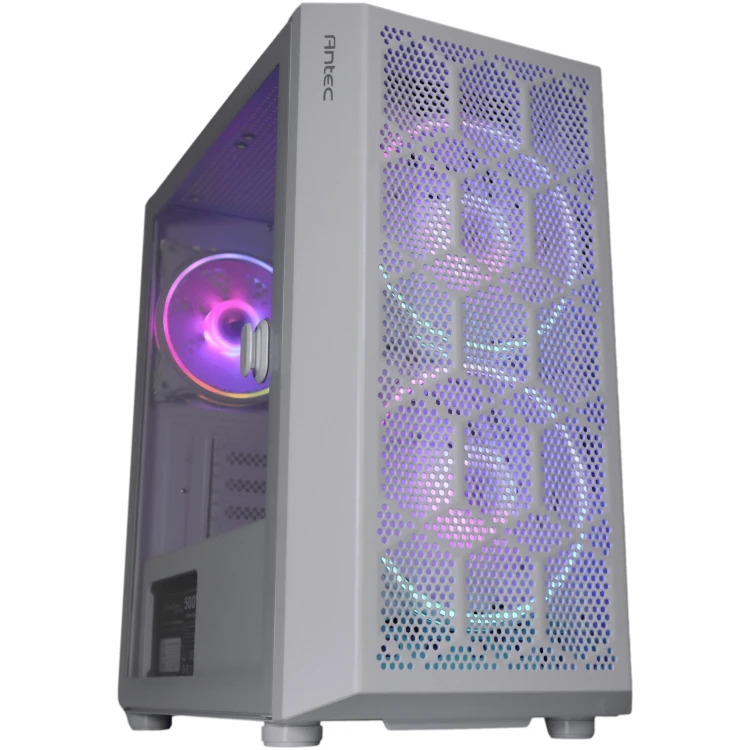 Antec NX200M mATX Case with 2x140mm+1x120mm RGB Fans (White)