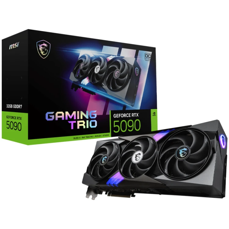 MSI GeForce RTX 5090 32G GDDR7 Gaming Trio OC Graphics Card