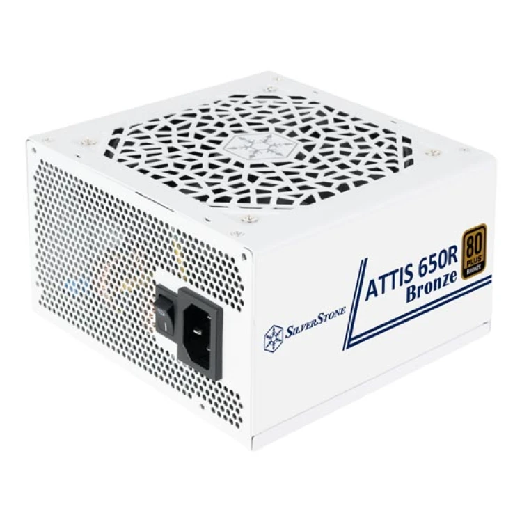 Silverstone ATTIS 650W White ATX Power Supply (80 Plus Bronze)