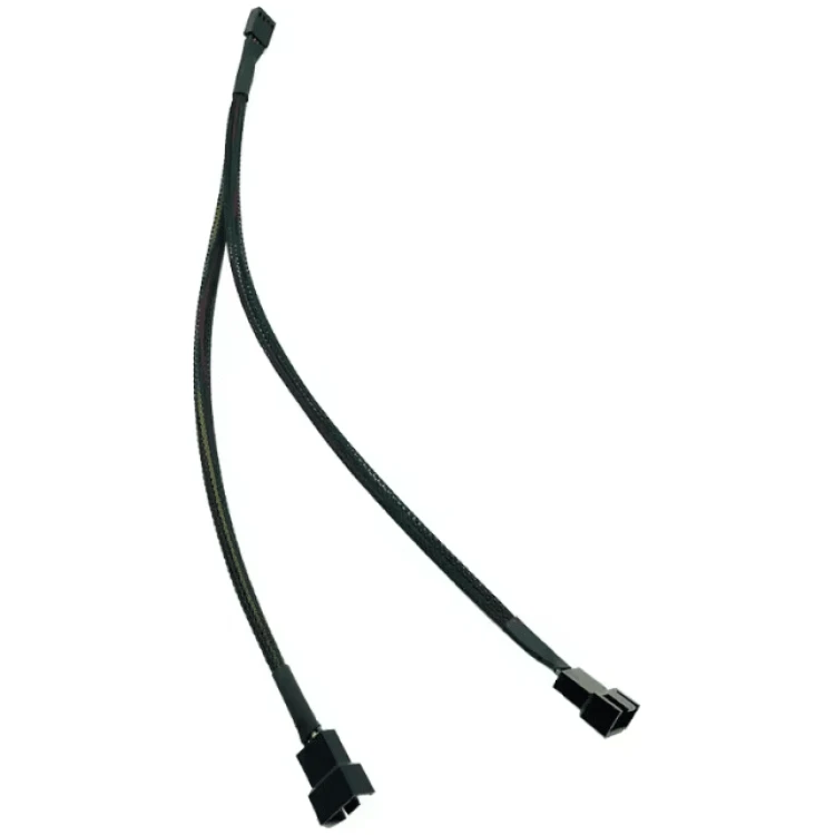 Fan Splitter Cable Internal PWM 2-Way (Black, Sleeved)