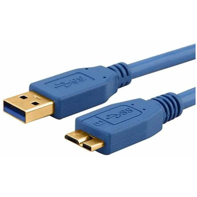 USB 3.0 Cable 3m Type A Male to Micro Type B Male (Blue)