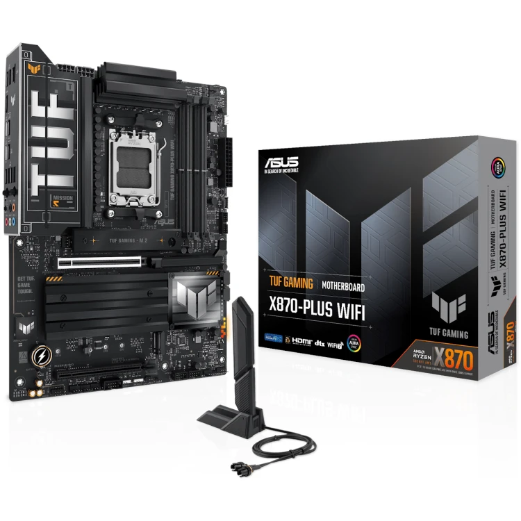 ASUS TUF Gaming X870-Plus WiFi7 DDR5 ATX Motherboard (4 DIMM)