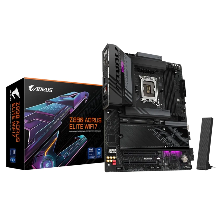 Gigabyte Z890 Aorus Elite WiFi7 DDR5 ATX LGA1851 Motherboard (4 DIMM)