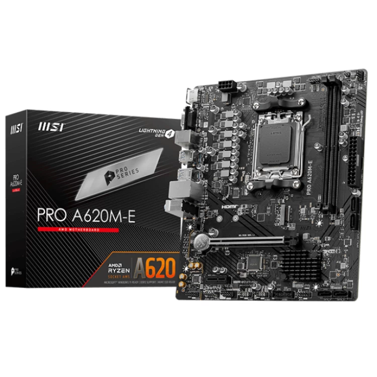 MSI A620M-E Pro DDR5 ATX Motherboard (2 DIMM)