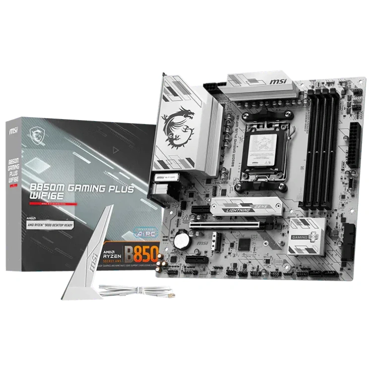 MSI B850M Gaming Plus WiFi DDR5 mATX Motherboard (4 DIMM)