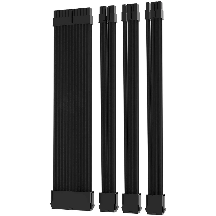 Sleeved Cable Kit (B) 1xATX, 1xEPS, 2xPCIe (Black)
