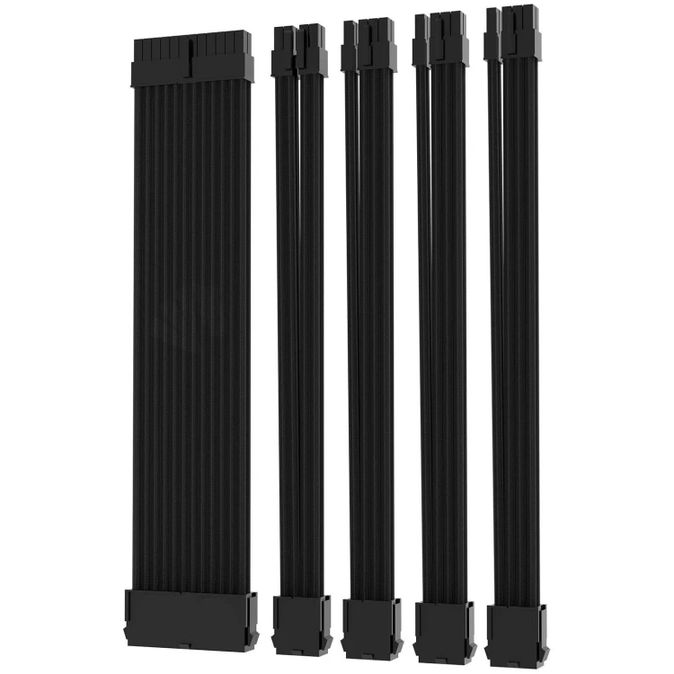 Sleeved Cable Kit (C) 1xATX, 1xEPS, 3xPCIe (Black)