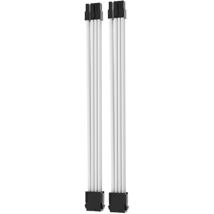 Sleeved Cable Kit - Graphics Card only (B) 2xPCIe (White)