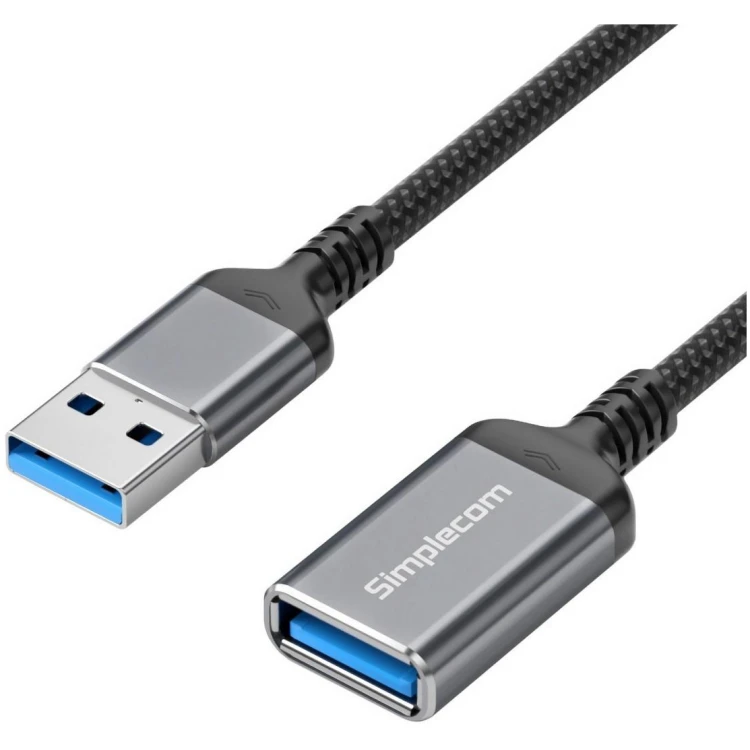 USB 3.0 Extension Cable 2.0m Nylon Braided Male (A) to Female (A)