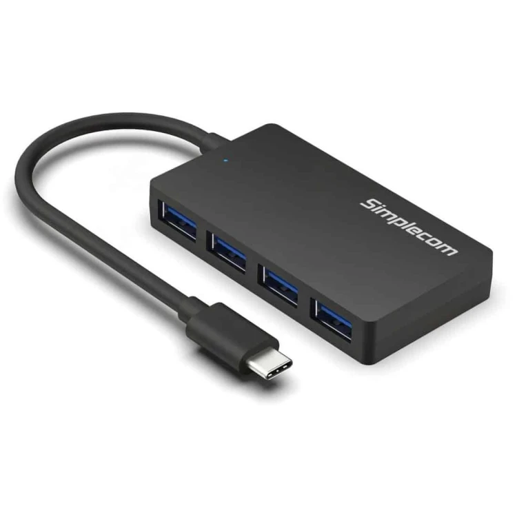 Simplecom USB-C to 4 Port USB 3.2 Hub (CH350)