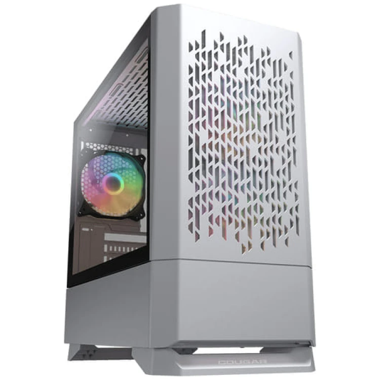 Cougar MG140 Air mATX Case with 3x120mm ARGB Fans (White)