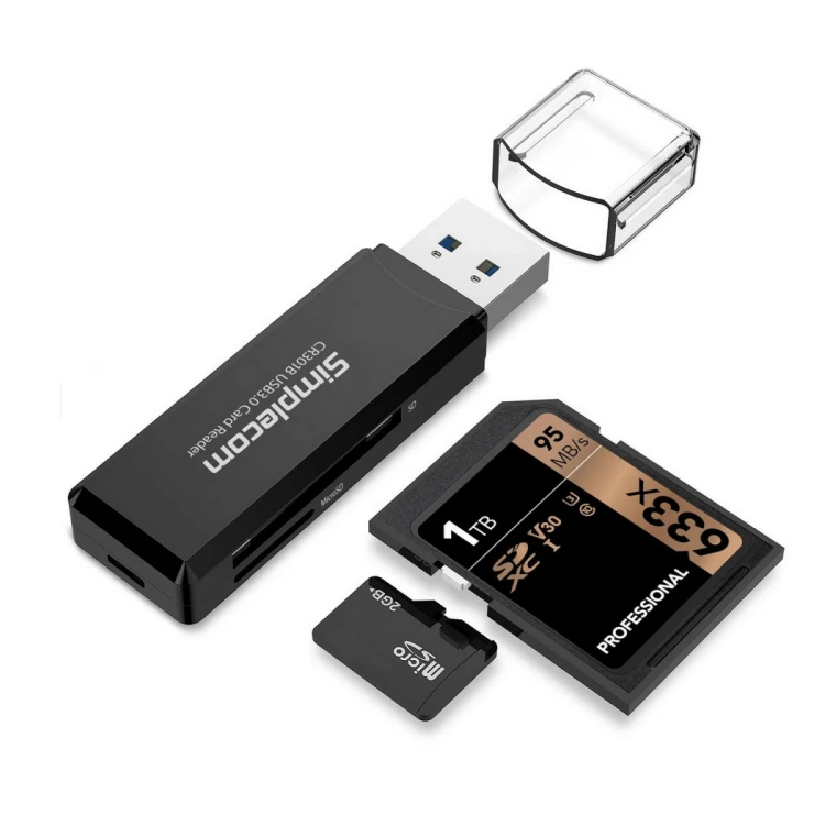 Simplecom USB 3.0 multi-card reader (SD/MicroSD)
