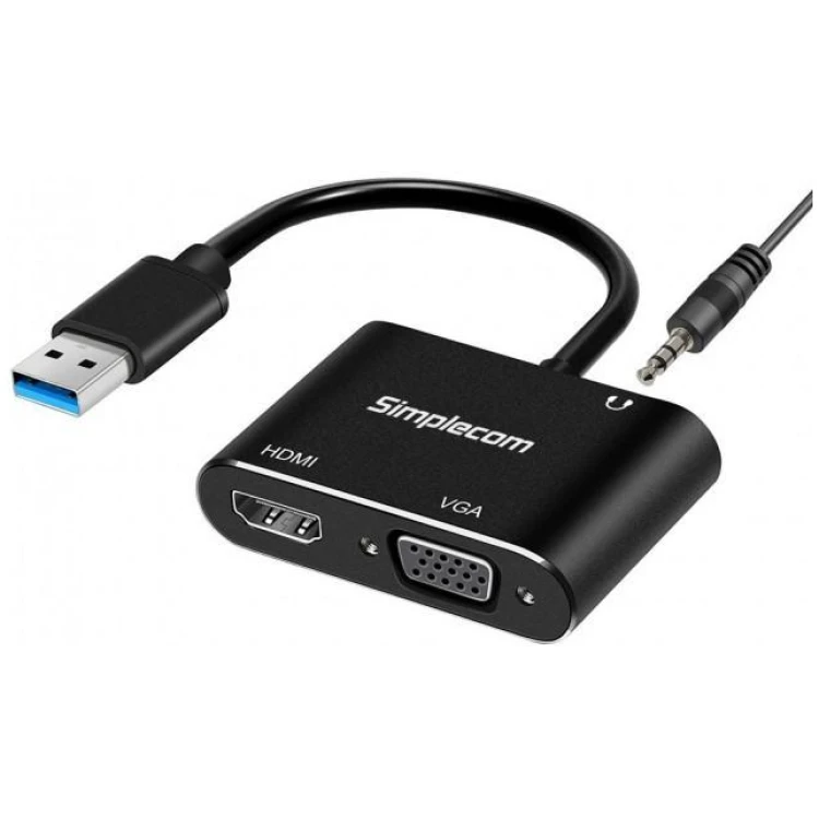 Simplecom USB 3 to HDMI and VGA Display Adaptor (DA316A)
