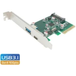 Simplecom PCIe 2 Port USB 3.1 Gen 2 10Gbps Type-C+TypeA Expansion Card