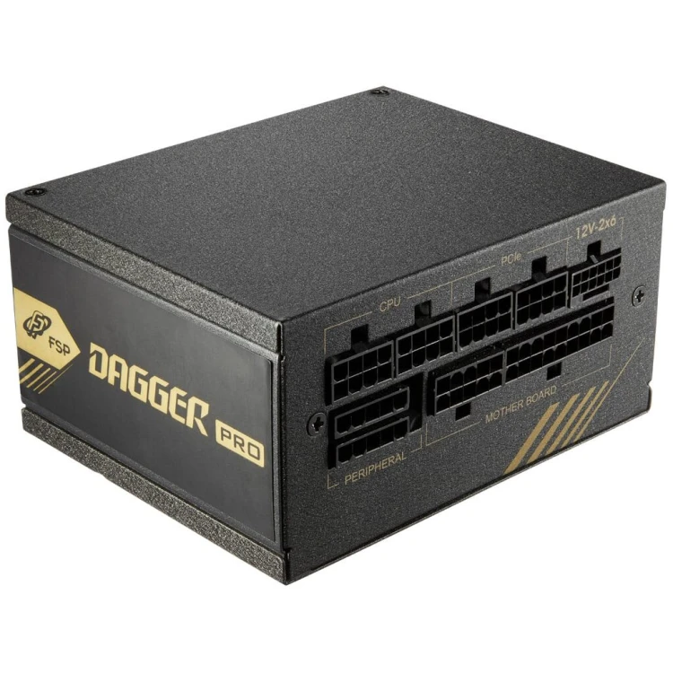 FSP Dagger Pro SFX 850W 80Plus Gold Power Supply, Fully Modular PCIe 5.1