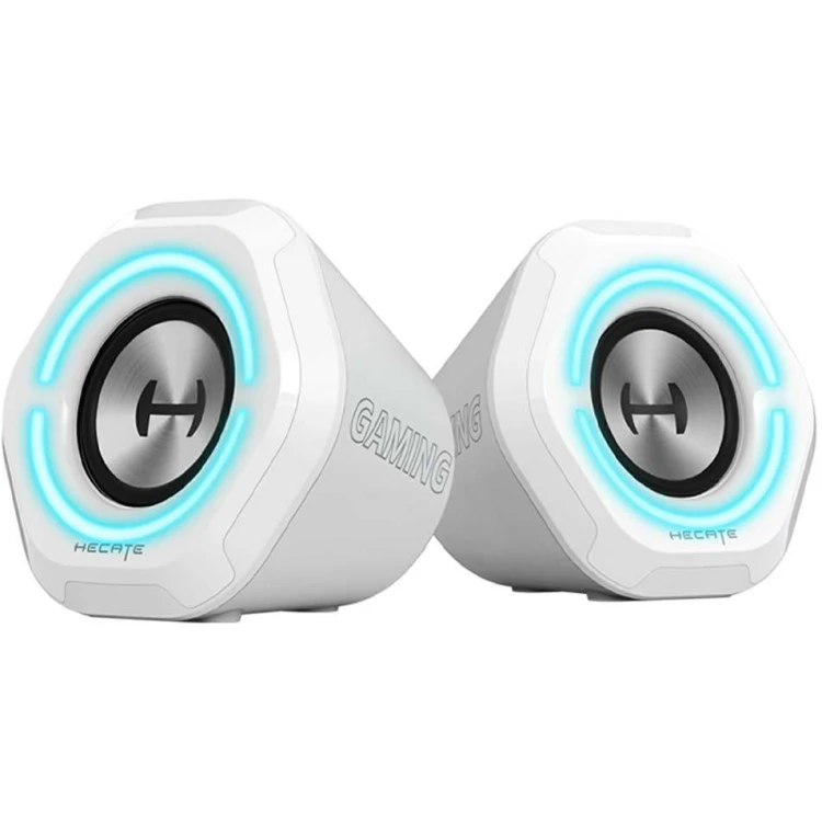 Edifier G1000 Gaming Speakers - Bluetooth/USB, RGB Effects (White)
