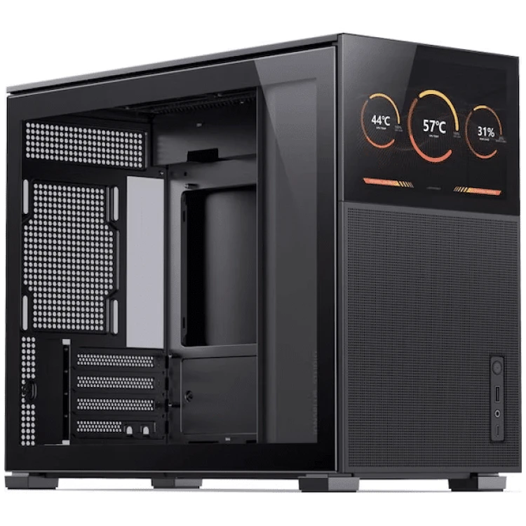 Jonsbo D31 Mesh mATX case with LCD (Black)