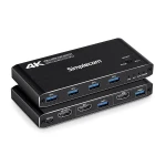 Simplecom KM420 2-Port HDMI USB KVM Switch with 4 Port USB Switch