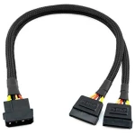 4-Pin Molex Y-Splitter (Sleeved)