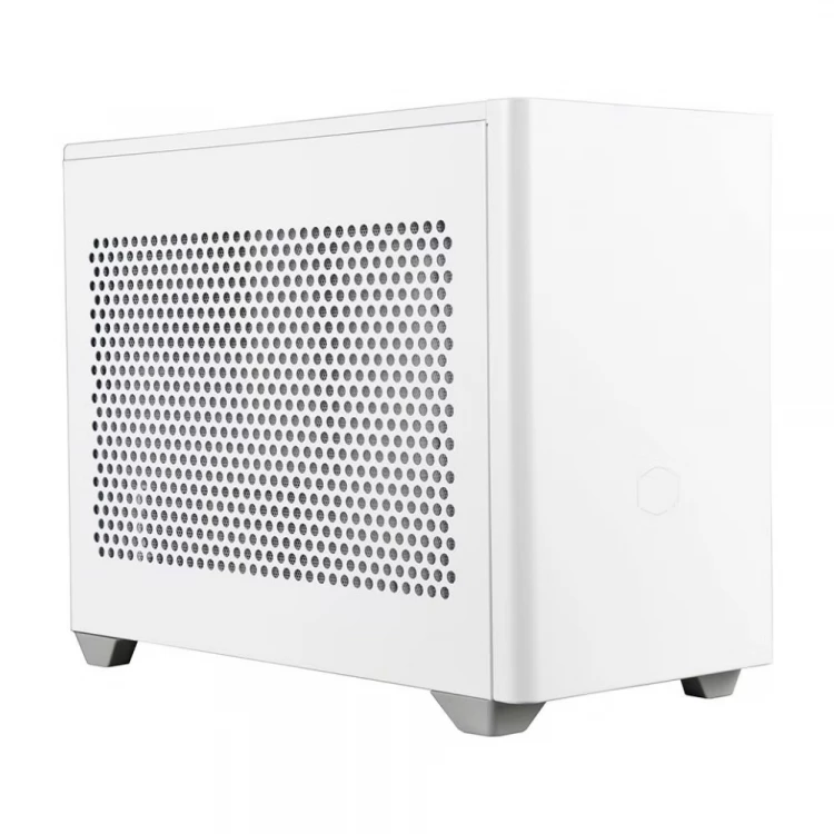 Cooler Master NR200 Mini ITX Case with Perforated Steel Side Panel (White)