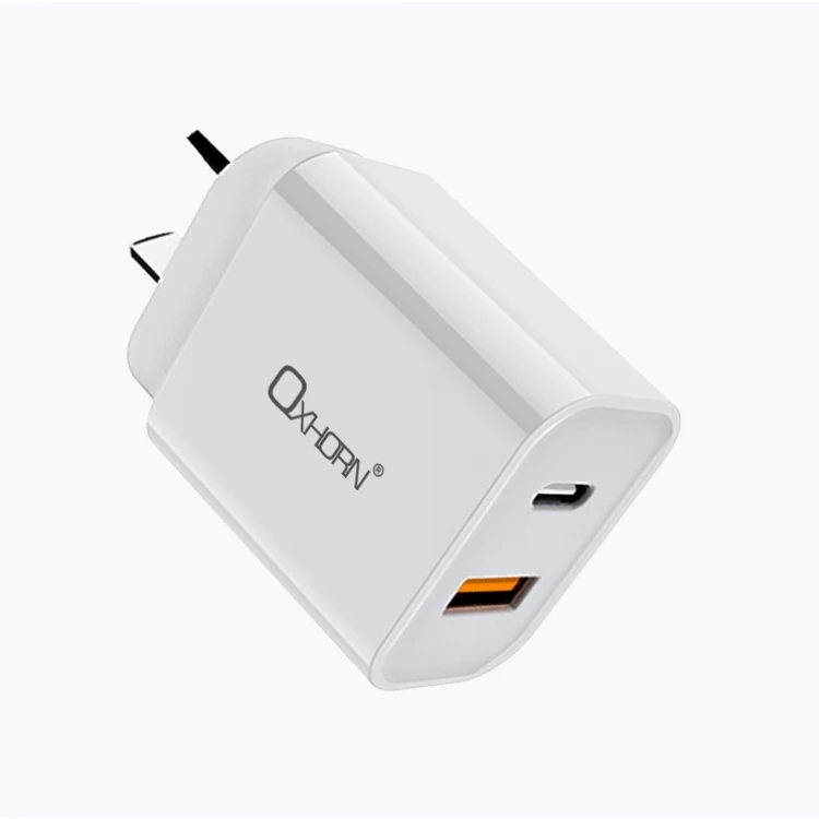 Oxhorn 20W USB-C and USB-A Charger (Laptop, Tablet, Phones)