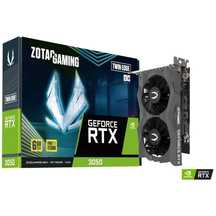Zotac GeForce RTX 3050 Twin Edge 6GB OC Graphics Card