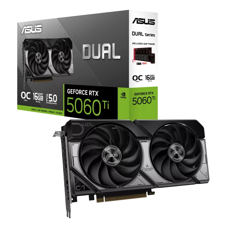 ASUS DUAL GeForce RTX 5060 Ti 16GB OC Graphics Card