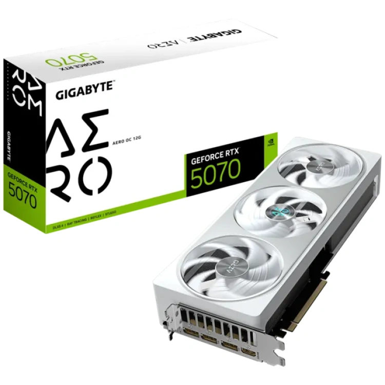 Gigabyte GeForce RTX 5070 12G Aero OC Graphics Card