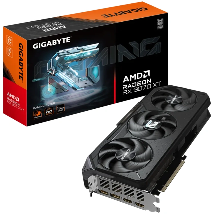 Gigabyte Gaming OC Radeon RX 9070 XT 16G GDDR6 Graphics Card