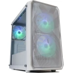 Crox S05MP mATX Case with 3x120mm ARGB Fans (White)