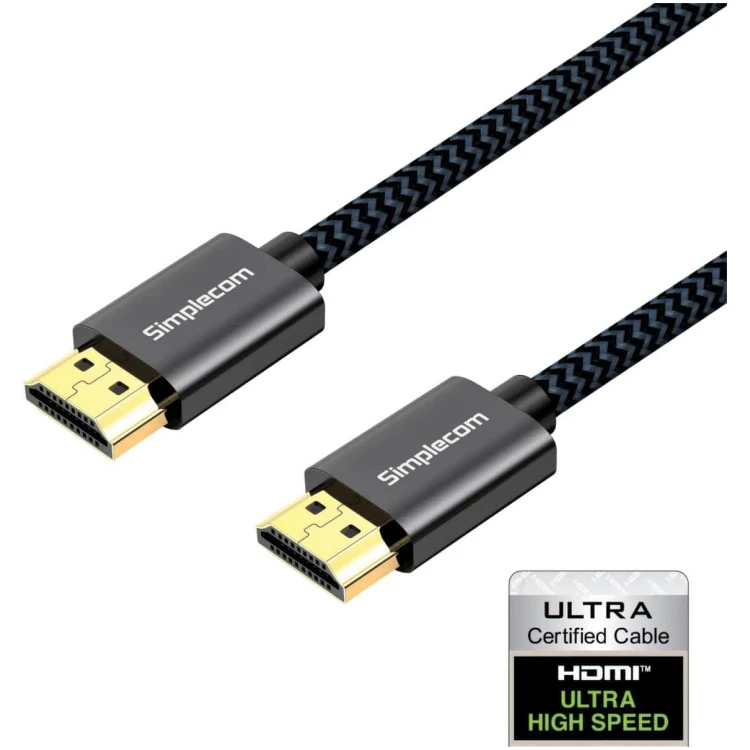 HDMI (Male) to HDMI (Male) HDMI2.1 8K@60Hz 48Gbps Monitor Cable - 1.8m