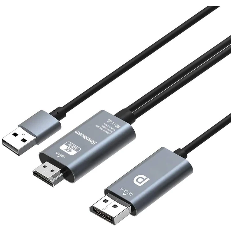 HDMI (Male) > Displayport Monitor (Male) Active Cable (2.0m)