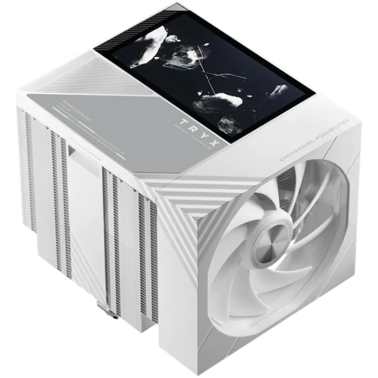 Tryx Turris T620 CPU Cooler with 5" IPS LCD Display- White