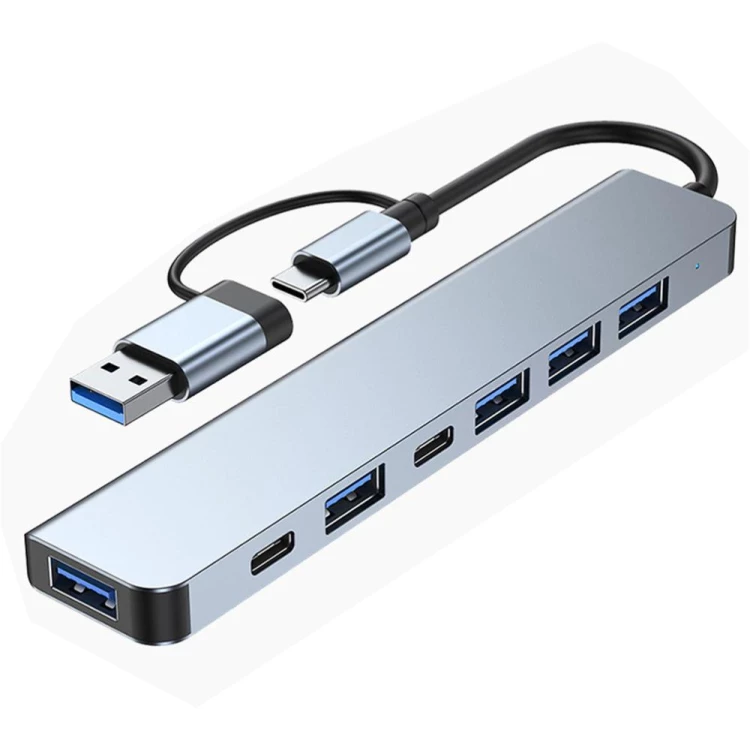 USB Type-C 7-port Hub/Docking Station