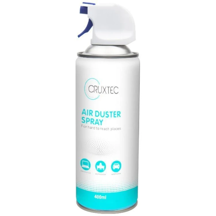Cruxtec Air Duster Spray (Compressed Air Can) - 400ml
