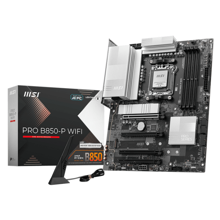 MSI PRO B850-P WiFi DDR5 ATX Motherboard (4 DIMM)