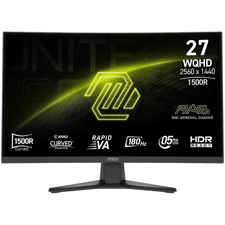 27" Curved Monitor MSI MAG 275CQF E18 180Hz 1ms VA 2560x1440 QHD
