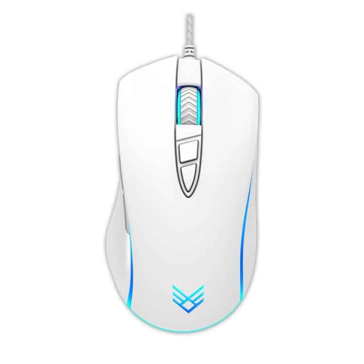 Velocity Wired USB 7-Button LED Gaming Mouse up to 3200dpi (White)