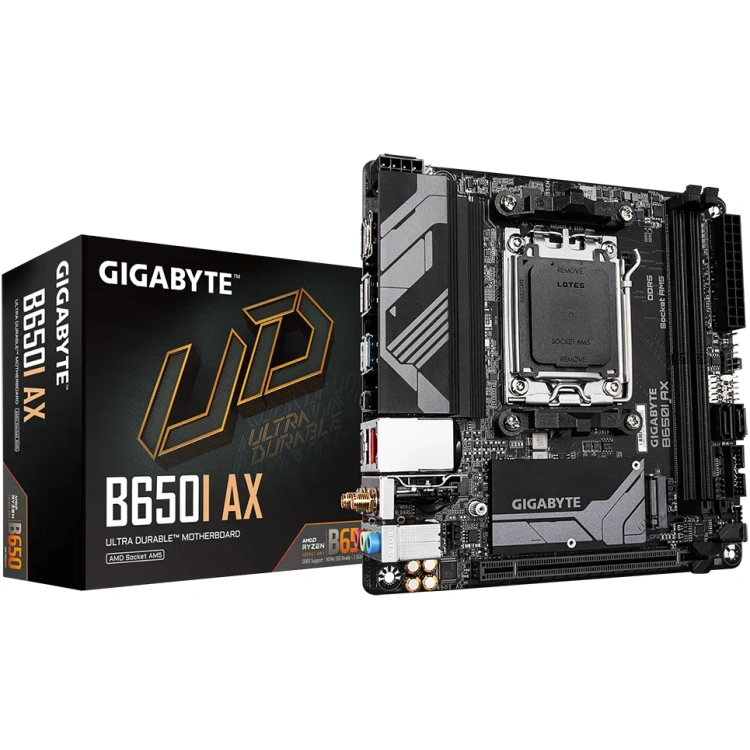 Gigabyte B650I AX WiFi DDR5 ITX Motherboard (2 DIMM)